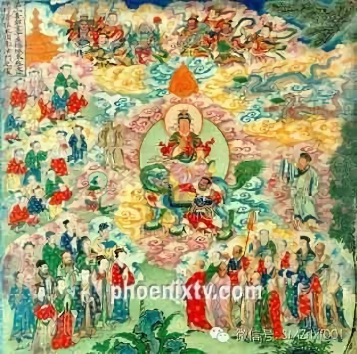 文殊菩萨的普见佛国 与 阿弥陀佛的极乐佛国 之 比较